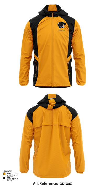 Edmeston Central High School Cheer 72476003 Windbreaker - 52