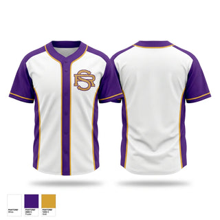 Full Button Baseball Jersey, Saint Raphael Academy, Baseball, Teamtime, Team time, sublimation, custom sports apparel, team uniforms, spirit wear, spiritwear, sports uniforms, custom shirts, team store, custom team store, fundraiser sports, apparel fundraiser