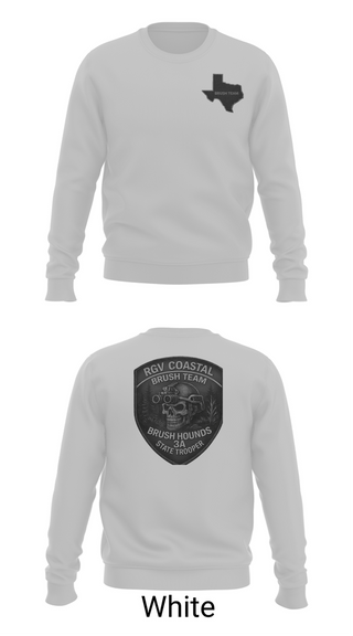 Crew Neck Sweatshirt, RGV COASTAL BRUSH TEAM, Police, Teamtime, Team time, sublimation, custom sports apparel, team uniforms, spirit wear, spiritwear, sports uniforms, custom shirts, team store, custom team store, fundraiser sports, apparel fundraiser