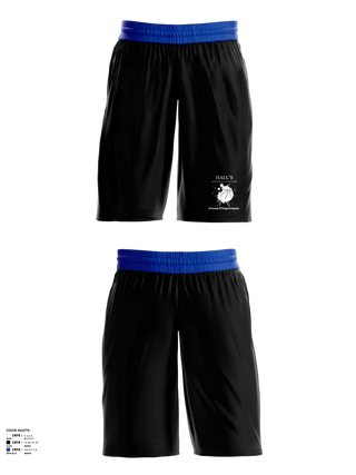 Mens Basketball Shorts, Hall’s Basketball Evolution, Men's Basketball, Teamtime, Team time, sublimation, custom sports apparel, team uniforms, spirit wear, spiritwear, sports uniforms, custom shirts, team store, custom team store, fundraiser sports, apparel fundraiser