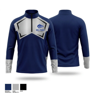Deltona Wolves Quarter Zip Jacket - 1
