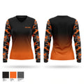 Jucao Women's Long Sleeve V-neck Shirt - 1