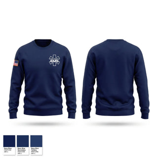 Crew Neck Sweatshirt, Pope County EMS, EMS/EMT, Teamtime, Team time, sublimation, custom sports apparel, team uniforms, spirit wear, spiritwear, sports uniforms, custom shirts, team store, custom team store, fundraiser sports, apparel fundraiser