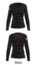 Herndon High School NJROTC 90971829 Women's Long Sleeve V-neck Shirt - 23