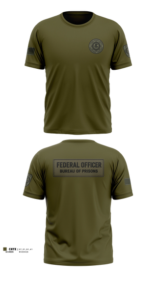 Short Sleeve Performance Shirt, Federal bureau of prions, Police, Teamtime, Team time, sublimation, custom sports apparel, team uniforms, spirit wear, spiritwear, sports uniforms, custom shirts, team store, custom team store, fundraiser sports, apparel fundraiser