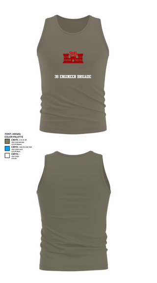 Tank Top, 36 Engineer Brigade, Army, Teamtime, Team time, sublimation, custom sports apparel, team uniforms, spirit wear, spiritwear, sports uniforms, custom shirts, team store, custom team store, fundraiser sports, apparel fundraiser
