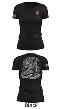 112th, 1/1 BN CRDT 19582480 Women's Short Sleeve V-neck Shirt - 28