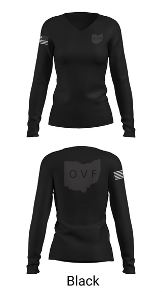 Womens Long Sleeve Vneck Shirt, ohio veterans forge, , Teamtime, Team time, sublimation, custom sports apparel, team uniforms, spirit wear, spiritwear, sports uniforms, custom shirts, team store, custom team store, fundraiser sports, apparel fundraiser