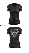 Cameron County Sheriff’s Office SWAT Team 52155649 Women's Short Sleeve V-neck Shirt - 3