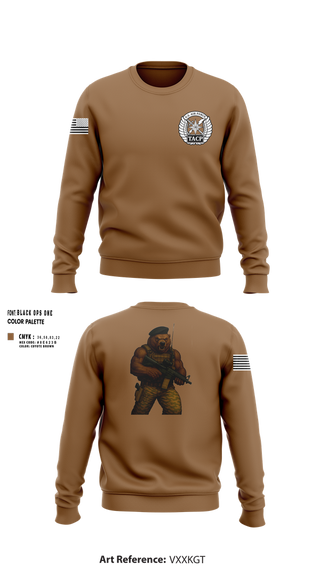 Crew Neck Sweatshirt, Det 1 3 ASOS, Air Force, Teamtime, Team time, sublimation, custom sports apparel, team uniforms, spirit wear, spiritwear, sports uniforms, custom shirts, team store, custom team store, fundraiser sports, apparel fundraiser