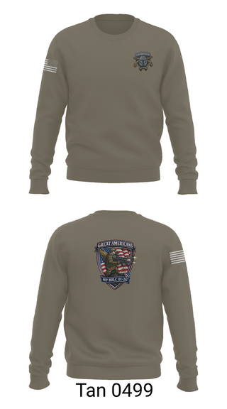 Crew Neck Sweatshirt, 01-26 MP BOLC, Army, Teamtime, Team time, sublimation, custom sports apparel, team uniforms, spirit wear, spiritwear, sports uniforms, custom shirts, team store, custom team store, fundraiser sports, apparel fundraiser