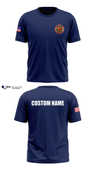Old School Cotton Shirt, Klawock VFD, Fire Department, Teamtime, Team time, sublimation, custom sports apparel, team uniforms, spirit wear, spiritwear, sports uniforms, custom shirts, team store, custom team store, fundraiser sports, apparel fundraiser