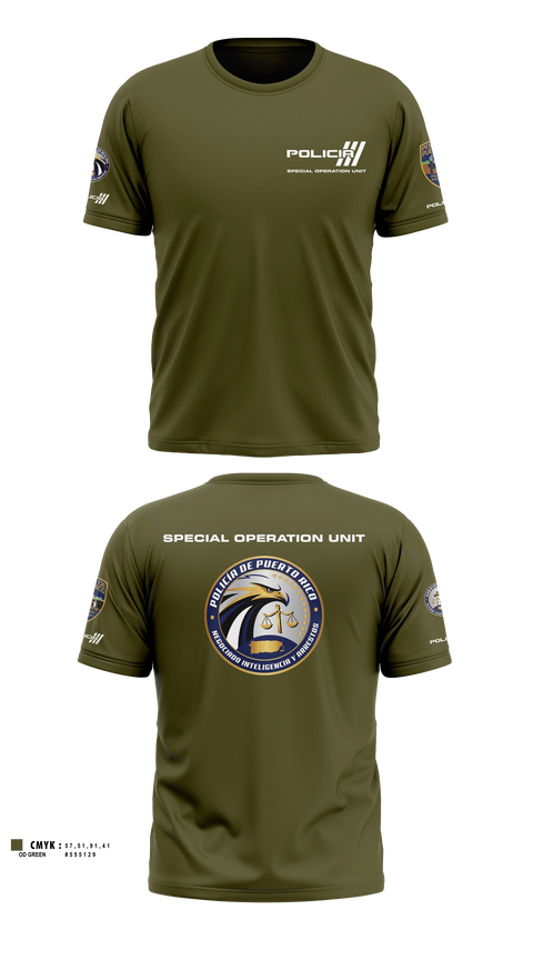 Short Sleeve Performance Shirt, Inteligencia criminal, Police, Teamtime, Team time, sublimation, custom sports apparel, team uniforms, spirit wear, spiritwear, sports uniforms, custom shirts, team store, custom team store, fundraiser sports, apparel fundraiser