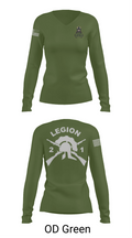 2-1 21461716 Women's Long Sleeve V-neck Shirt - 57