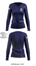 Military Police 77654325 Women's Long Sleeve V-neck Shirt - 1