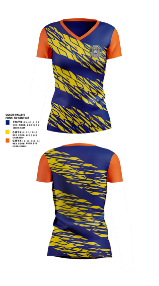 Womens Short Sleeve Vneck Shirt, Oldsmar Soccer Club​, Men's Soccer, Teamtime, Team time, sublimation, custom sports apparel, team uniforms, spirit wear, spiritwear, sports uniforms, custom shirts, team store, custom team store, fundraiser sports, apparel fundraiser