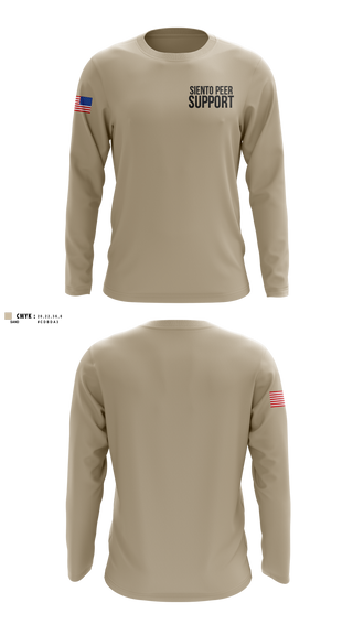 Long Sleeve Performance Shirt, Siento Peer Support, Fire Department, Teamtime, Team time, sublimation, custom sports apparel, team uniforms, spirit wear, spiritwear, sports uniforms, custom shirts, team store, custom team store, fundraiser sports, apparel fundraiser
