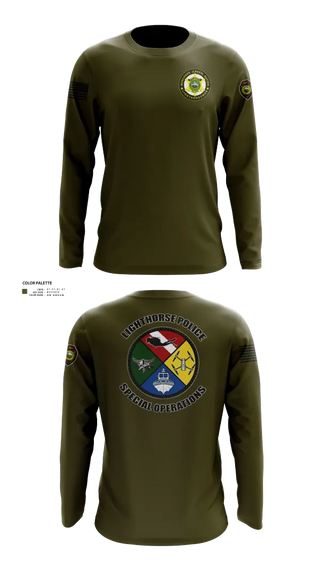 Long Sleeve Performance Shirt, Muscogee Nation Special Operations, , Teamtime, Team time, sublimation, custom sports apparel, team uniforms, spirit wear, spiritwear, sports uniforms, custom shirts, team store, custom team store, fundraiser sports, apparel fundraiser