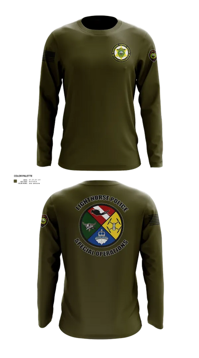 Muscogee Nation Special Operations 96454937 Long Sleeve Performance Shirt 21