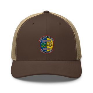 Newton Police Department 7766110 Retro Trucker Hat | Yupoong 6606