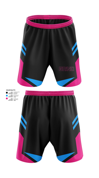 Athletic Shorts With Pockets, LA GRiND, Baseball, Teamtime, Team time, sublimation, custom sports apparel, team uniforms, spirit wear, spiritwear, sports uniforms, custom shirts, team store, custom team store, fundraiser sports, apparel fundraiser