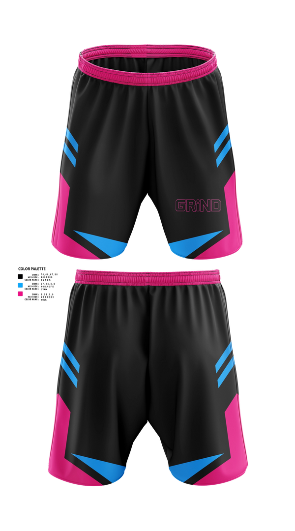 Athletic Shorts With Pockets, LA GRiND, Baseball, Teamtime, Team time, sublimation, custom sports apparel, team uniforms, spirit wear, spiritwear, sports uniforms, custom shirts, team store, custom team store, fundraiser sports, apparel fundraiser