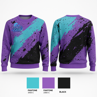 Crew Neck Sweatshirt, Coast Elite, Cheer, Teamtime, Team time, sublimation, custom sports apparel, team uniforms, spirit wear, spiritwear, sports uniforms, custom shirts, team store, custom team store, fundraiser sports, apparel fundraiser