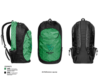 Gear Bag, Weeki Wachee Hornets, Women's Soccer, Teamtime, Team time, sublimation, custom sports apparel, team uniforms, spirit wear, spiritwear, sports uniforms, custom shirts, team store, custom team store, fundraiser sports, apparel fundraiser