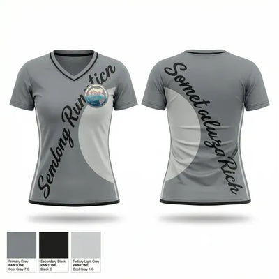 The Long Run 68652764 Women's Short Sleeve V-neck Shirt - 1