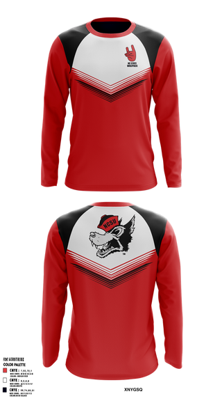 Long Sleeve Performance Shirt, Nc state Wolfpack, , Teamtime, Team time, sublimation, custom sports apparel, team uniforms, spirit wear, spiritwear, sports uniforms, custom shirts, team store, custom team store, fundraiser sports, apparel fundraiser