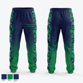 Sweatpants, West bend bulldogs, Baseball, Teamtime, Team time, sublimation, custom sports apparel, team uniforms, spirit wear, spiritwear, sports uniforms, custom shirts, team store, custom team store, fundraiser sports, apparel fundraiser