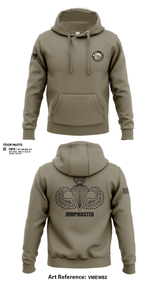 Hoodie, 360 CA BDE (Airborne), Army, Teamtime, Team time, sublimation, custom sports apparel, team uniforms, spirit wear, spiritwear, sports uniforms, custom shirts, team store, custom team store, fundraiser sports, apparel fundraiser