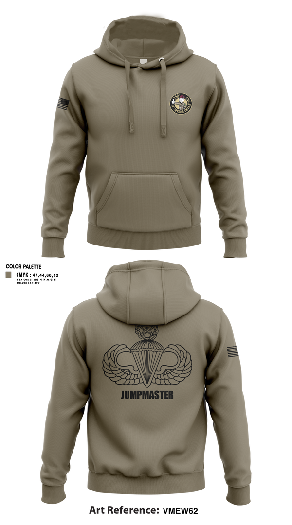 Hoodie, 360 CA BDE (Airborne), Army, Teamtime, Team time, sublimation, custom sports apparel, team uniforms, spirit wear, spiritwear, sports uniforms, custom shirts, team store, custom team store, fundraiser sports, apparel fundraiser