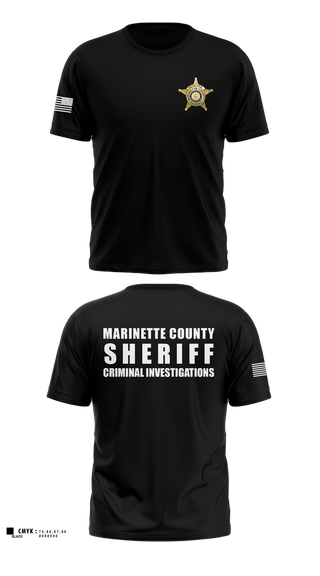 Short Sleeve Performance Shirt, Marinette County Sheriff’s Office, Police, Teamtime, Team time, sublimation, custom sports apparel, team uniforms, spirit wear, spiritwear, sports uniforms, custom shirts, team store, custom team store, fundraiser sports, apparel fundraiser