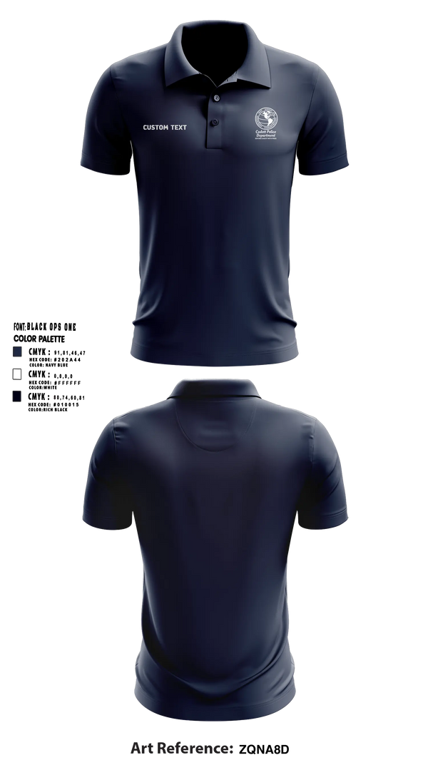 Short Sleeve Performance Polo, Cadott Police Department, Police, Teamtime, Team time, sublimation, custom sports apparel, team uniforms, spirit wear, spiritwear, sports uniforms, custom shirts, team store, custom team store, fundraiser sports, apparel fundraiser