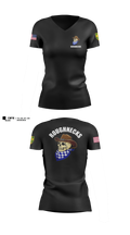 ROUGHNECKS- HHC, 18 MP BDE Women's Short Sleeve V-neck Shirt - 11