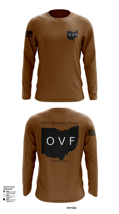 ohio veterans forge 5039387 Long Sleeve Performance Shirt 52