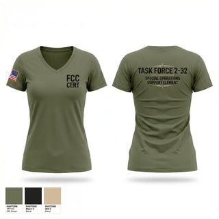 Womens Short Sleeve Vneck Shirt, FCC CERT, Police, Teamtime, Team time, sublimation, custom sports apparel, team uniforms, spirit wear, spiritwear, sports uniforms, custom shirts, team store, custom team store, fundraiser sports, apparel fundraiser