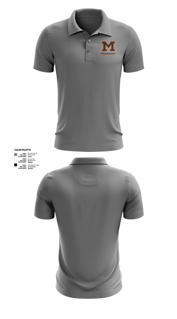 Short Sleeve Performance Polo, Mcdonogh Girls Tennis, Tennis, Teamtime, Team time, sublimation, custom sports apparel, team uniforms, spirit wear, spiritwear, sports uniforms, custom shirts, team store, custom team store, fundraiser sports, apparel fundraiser