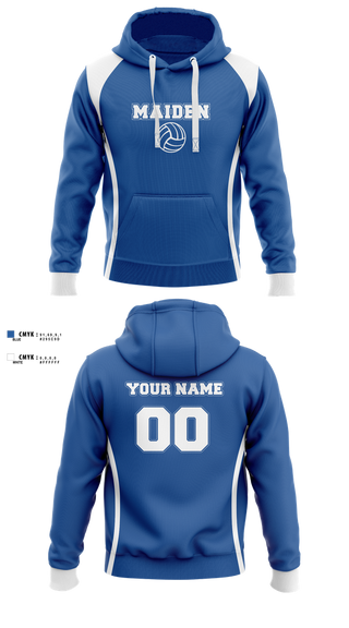 Hoodie, Maiden High School Volleyball, Women's Volleyball, Teamtime, Team time, sublimation, custom sports apparel, team uniforms, spirit wear, spiritwear, sports uniforms, custom shirts, team store, custom team store, fundraiser sports, apparel fundraiser