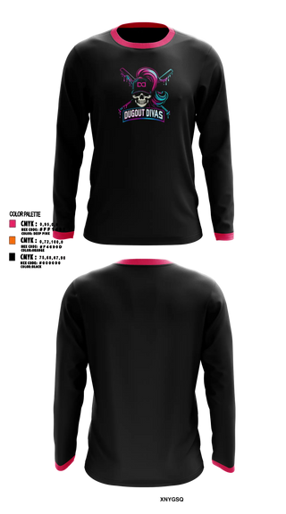 Long Sleeve Performance Shirt, Dugout divas, Softball, Teamtime, Team time, sublimation, custom sports apparel, team uniforms, spirit wear, spiritwear, sports uniforms, custom shirts, team store, custom team store, fundraiser sports, apparel fundraiser