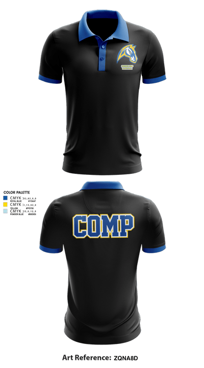 Chicopee Comp Colts Short Sleeve Performance Polo - 3