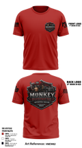 Monkey Business Motorcycle Hauling 21816516 Short Sleeve Performance Shirt - 30