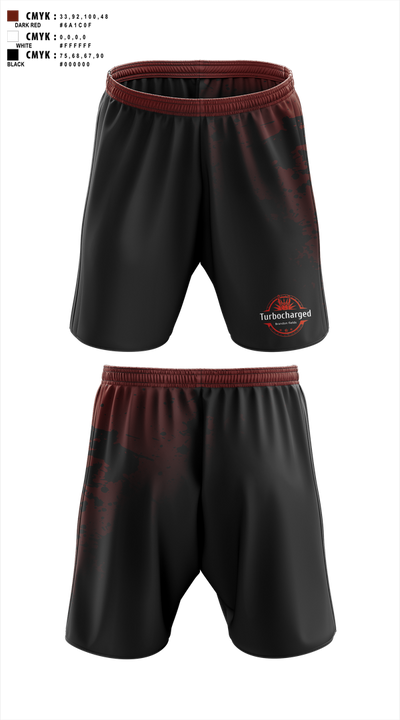 Turbocharged 33570689 Athletic Shorts With Pockets - 1