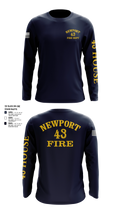 Newport Fire Department 13919052 Long Sleeve Performance Shirt - 2