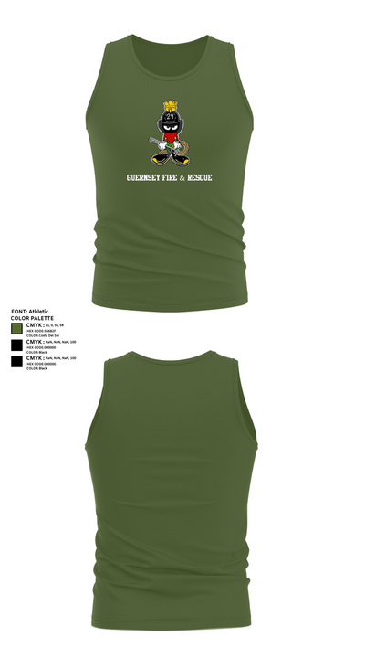 Guernsey Fire & Rescue 73903813 Tank Top - 59
