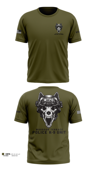 Short Sleeve Performance Shirt, Woodson Terrace Police Department, Police, Teamtime, Team time, sublimation, custom sports apparel, team uniforms, spirit wear, spiritwear, sports uniforms, custom shirts, team store, custom team store, fundraiser sports, apparel fundraiser