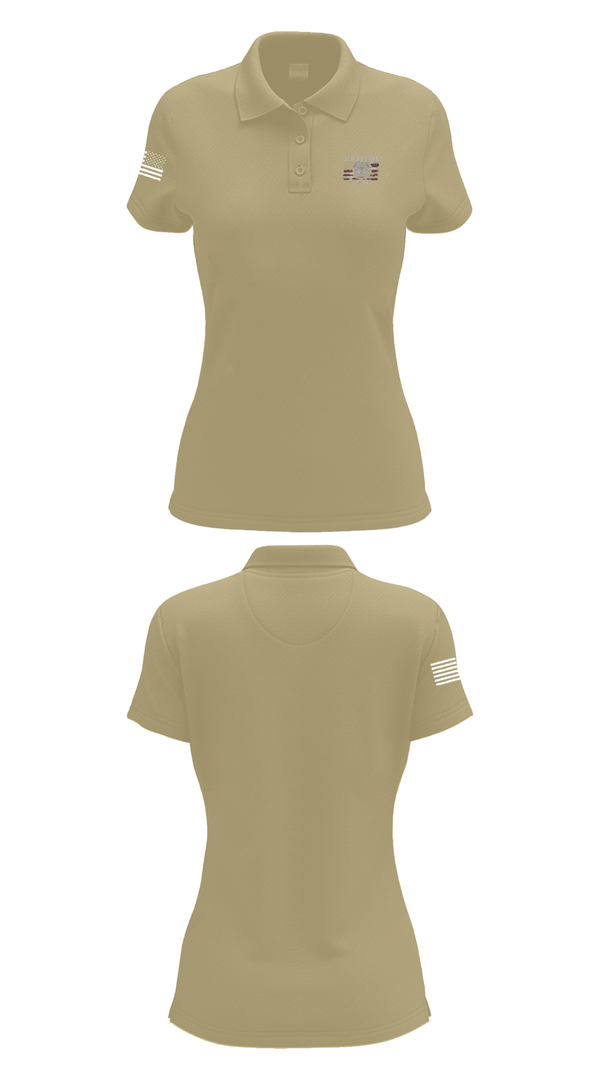 Womens Short Sleeve Performance Polo, Kilo co. 3rd Btn 9th Marines, Marines, Teamtime, Team time, sublimation, custom sports apparel, team uniforms, spirit wear, spiritwear, sports uniforms, custom shirts, team store, custom team store, fundraiser sports, apparel fundraiser