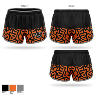 Womens Shorts, Bloomer Blackhawk'sTrack & Field, Track & Field, Teamtime, Team time, sublimation, custom sports apparel, team uniforms, spirit wear, spiritwear, sports uniforms, custom shirts, team store, custom team store, fundraiser sports, apparel fundraiser