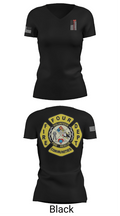 Four Communities Fire Department 41706191 Women's Short Sleeve V-neck Shirt - 24